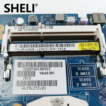 SHELI KN-0VWNW8 Dell Latitude E6540 Klēpjdators Mātesplatē VALA0 LA-9411P VWNW8 HM87 PGA947 DDR3 Pilnībā Pārbaudīta Inspiron