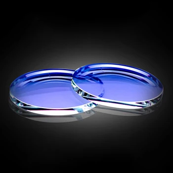 1.56 Indekss CR-39 Anti blue ray lēcas, acu datoru aizsargbrilles recepšu optisko tuvredzība lasījumā skaidrs, brilles, lēcas #1.56 FLG