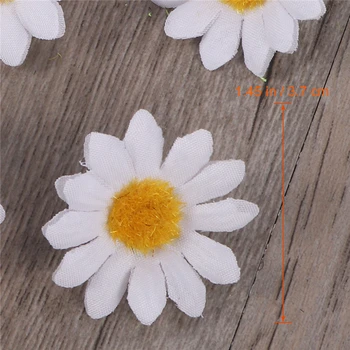 100gab Mākslīgā Gerbera Daisy Ziedu Galvas DIY Kūka/Kāzu Dekorēšana Mākslīgie Ziedi, Amatniecības