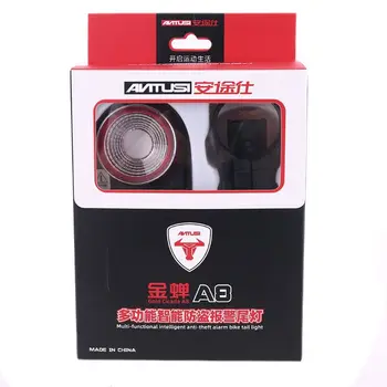 A8 IPX5 Ūdensizturīgs USB Uzlādes Astes Gaismas Velosipēdu Tālvadības pults Smart Bike LED Gaismas Signalizācijas Brīdinājuma Ceļa Drošības