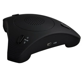 Mikrofons Jaunākais Pārnēsājamo Ārējo USB Video Konferences Omni-directional MicrophoneLaptop Tablete Audio Ierakstu Iekārtas 5