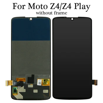 18 mēnešu Garantiju Par Motorola Z3 Z4 Spēlēt Z4 LCD Displejs, Touch Screen Digitizer Montāža moto Z3 Z4 Z4 SPĒLĒT piederumi