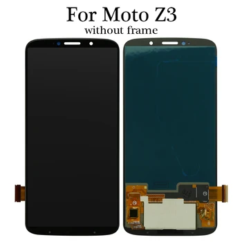 18 mēnešu Garantiju Par Motorola Z3 Z4 Spēlēt Z4 LCD Displejs, Touch Screen Digitizer Montāža moto Z3 Z4 Z4 SPĒLĒT piederumi