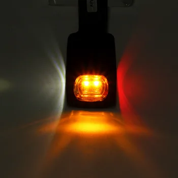 2/4gab 12V 24V LED Auto Kravas automašīnu Sānu Gabarītlukturi Gaisma Indikators 3 Sānu Signāls Deg Piekabi Kravas Furgonu RV