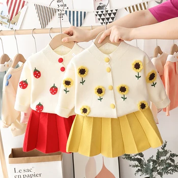 2021. gada Pavasarī Baby Meitenes Saģērbt Princese Kleitas Rudens Ziemas Karikatūra Leopard Džemperis Kleitu par Meiteni, Bērnu Kleitas, Bērnu Drēbes