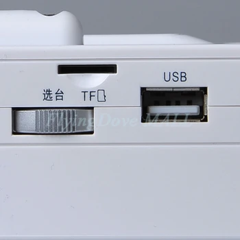 Panda 6503 FM radio divu joslu radio USB / TF lentes transkripcijas magnetofoni magnetofona dāvanu radio bezmaksas piegāde