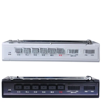 Panda 6503 FM radio divu joslu radio USB / TF lentes transkripcijas magnetofoni magnetofona dāvanu radio bezmaksas piegāde