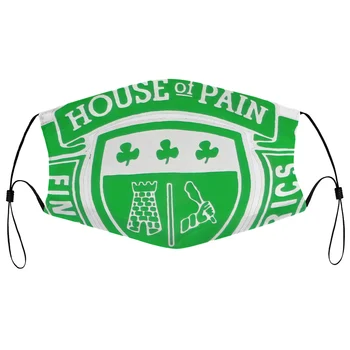 Putekļu masku ar filtru Māja Sāpes Grupa Logo Balts