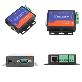 USR-TCP232-306 Ethernet Pārveidotāji RS422/RS232/RS485 Sērijas Ethernet Atbalsts, DNS, DHCP Kopā-Lapu Q19486