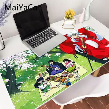 MaiYaCa anime inuyasha peles paliktņa spēlētājs spēlēt mats Spēļu Aksesuāri peles Peles paliktnis Mat Tastatūras xxl 800x300mm Peles Paliktņa Spēle