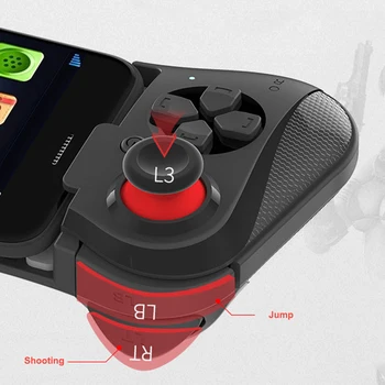 Bezvadu Spēle spilventiņu Bluetooth Android Kursorsviru VR Teleskopiskie Spēļu Kontrolieris Atbalsta PUBG Mobilo Gamepad, iPhone, Samsung