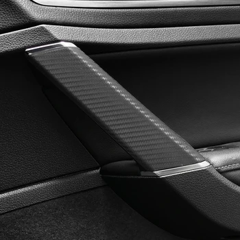Interjera Durvju Roktura Apdare Rokturi Oglekļa Šķiedras Aizsardzības Plēves Decal Uzlīmes Car Styling Par Volkswagen VW Golf 7 MK7 Piederumi