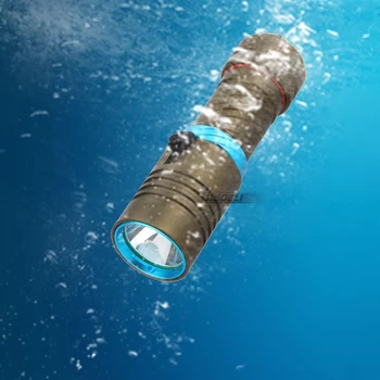 Spēcīgs led niršanas lukturīti cree xm l2 Zemūdens lampas zemūdens lanterna ūdensizturīgs linterna zaklamp 26650 vai 18650 LED lukturītis
