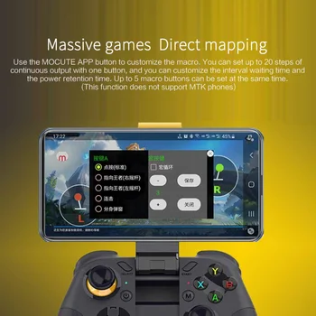 Bezvadu Bluetooth Kontroles Gamepad Mobilo Telefonu iPhone, Android PC Nintendo Slēdzis, Kursorsviras Mobilās Spēles Pad Controller Izraisīt