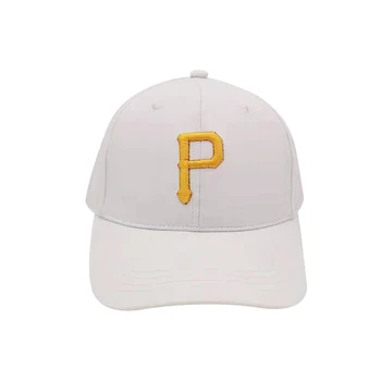 Jauno Modes Unisex Snapback Saules Cepure P Burtu, Izšūtām Kokvilnas Balta Beisbola Cepures Sievietēm, Vīriešiem Tīrtoņa Krāsu Tētis Cepures