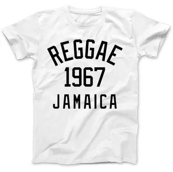 Regeja 1967 Jamaica T-Krekls, Premium Kokvilnas Dub Ska Rock Steady Marley 2019 Īss Krekls Svešinieks Lietas Poliestera T Krekli