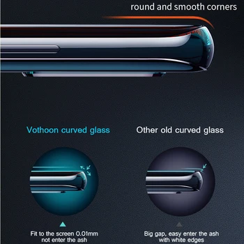 Vothoon HD Rūdīta Stikla Huawei Mate 40 Pro 20 30 Pro P40 Pro Plus P30 P20 Lite Full līme Ekrāna Aizsargs, Stikls