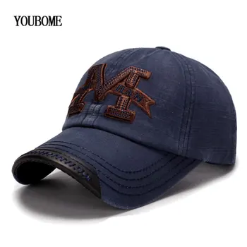 YOUBOME Modes Zīmolu Vīriešu Beisbola cepure, Cepures Vīriešiem, Sievietēm Snapback Cepures Vintage Izšuvumi Casquette Kaulu Kokvilnas Vīriešu Tētis Vāciņi