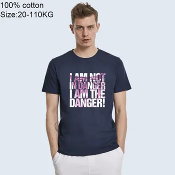 2019 Breaking Bad Heisenberg T Krekli, Vīriešu, es NEESMU BRIESMĀS es ESMU BĪSTAMA Camisetas Hombre Īsām Piedurknēm Top Kokvilnas T-krekli