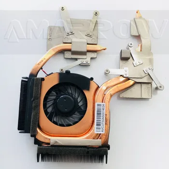 Sākotnējā klēpjdatoru heatsink dzesēšanas ventilatoru Par HP DV7-2000 DV7-2185DX 2111TX CPU heatsink 516876-001