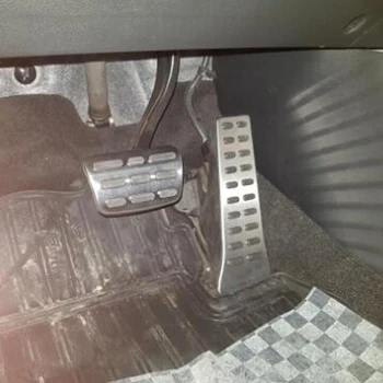 Auto Nerūsējošā Tērauda Pedāļu Pad Vāks Kia Sorento KX5 K5 Sportage QL par Hyundai Sonata i40 Tucson un Santa Fe Piederumi