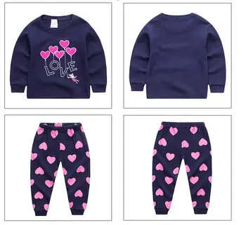 Jauni Zēni Meitenes Mājās, Apģērbi Bērniem, Bērnu Pidžamas Karikatūra Unicorn Apģērbu Komplekts Rudens Garām Piedurknēm Sleepwear Long Johns Bērniem