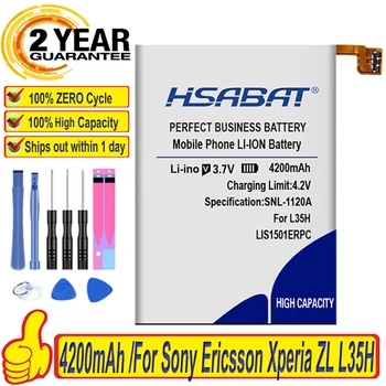 HSABAT 4200mAh LIS1501ERPC Akumulatoru Sony Ericsson Xperia ZL L35H lt35i C6503 C6506 C6502 Baterijas