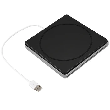 USB 2.0 Portable Ultra Slim Ārējo Slot-In CD / DVD ROM Atskaņotājā Disku Rakstnieks Rakstītājs, Lasītājs IMac// Air/Pro Lapto
