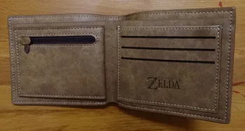 Anime Legend of Zelda Seifs Vīriešu Ādas Kartes Turētāju Maku, Multfilmu Dizaineris Viens Gabals Dolāru Cena Maki