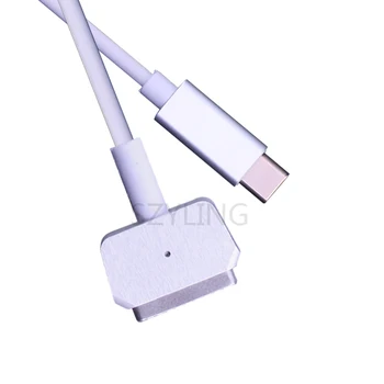 Rezerves USB-C Tips-C Magnētisko 2 T-Tip Lādētāja Kabeli 45W60W85W Mac Book Air 11 13 collu