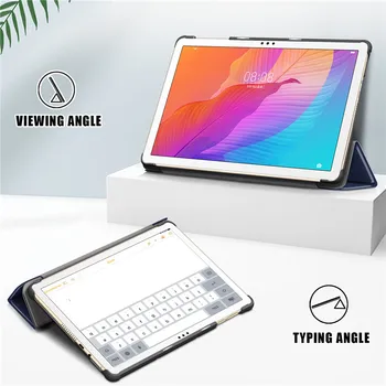 Vāciņš Samsung Galaxy Tab A7 10.4 collu Viegla Tablet Case for Galaxy SM-T500 T505 T507 Būtiska Stāvēt ar Mīkstu Pārklājumu+ Pildspalva