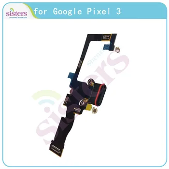 Oriģinālais USB Uzlādes Flex Kabelis Google Pikseļu 3 3XL USB Uzlāde Dokā Flex Kabelis Google Pikseļu 3 XL USB Lādētāju Testa