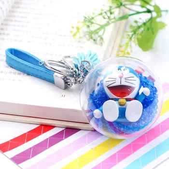 Kawaii Anime Multfilmu Doraemon Keychain Skaitļi Cosplay Atslēgu Ķēdes, Kuloni Aksesuāri Rīcības Attēls Rotaļlietas Lelle