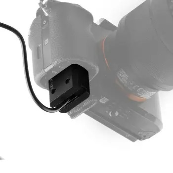 NP-FW50 Lelli Pagarināt Akumulatora Strāvas Adaptera Kabelis Kameru Sony Alfa
